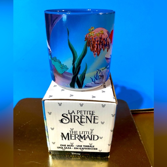 DISNEY STORE EXCLUSIVE VTG 90’s NWT THE LITTLE MERMAID COLLECTIBLE CERAMIC MUG - Picture 11 of 16